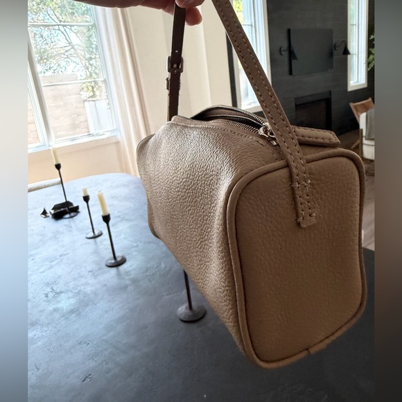 The Row inspired 90s bag in beige grey - pebbled leather - brand new! - Picture 3 of 9